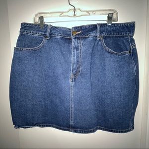 Denim Mini Skirt